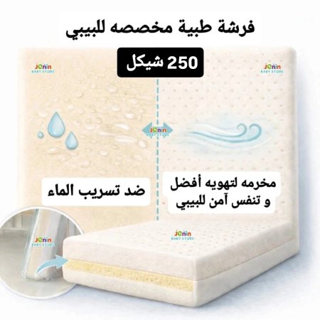 فرشه طبيه 130 × 80 ( 15 سم ) - بيبي لاين