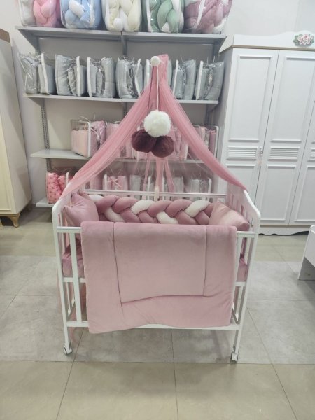 مفرش جدله متر 7 قطع مع ناموسيه - شتوي